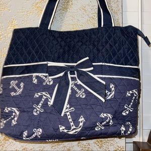 Sazy Bee blue tote bag